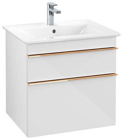 Villeroy & Boch VENTICELLO Waschtischunterschrank 603 mm Santana Oak mit 2 Auszügen und Glasabtrennungen