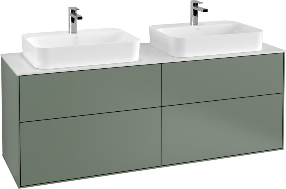 Villeroy & Boch Finion Waschtischunterschrank 1600 mm Glossy White Lacquer, 4 Auszüge