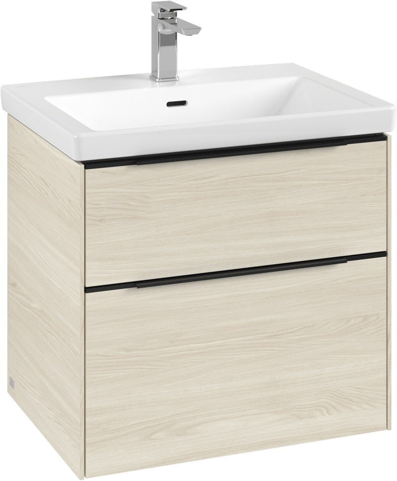 Villeroy & Boch Waschtischunterschrank Subway 3.0 C 576L0 Brilliant White mit LED-Beleuchtung