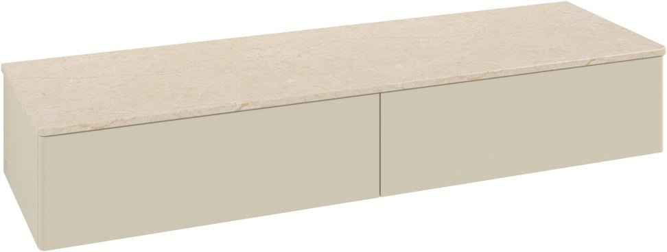 Villeroy & Boch Sideboard Antao K42003 1600 mm Anthracite Matt mit Marmorplatte