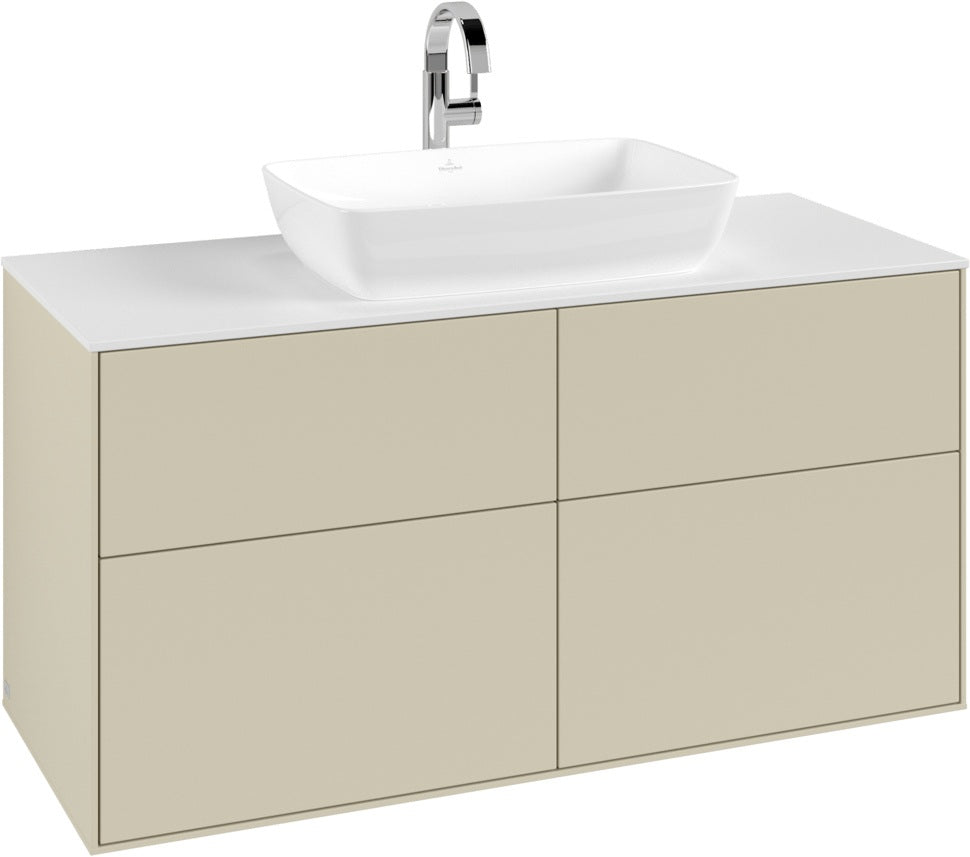 Villeroy & Boch Finion Waschtischunterschrank 1200 mm Glossy White Lacquer mit SoftClosing
