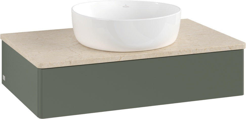 Villeroy & Boch Waschtischunterschrank Antao 800 mm Glossy White Lacquer mit LED-Beleuchtung