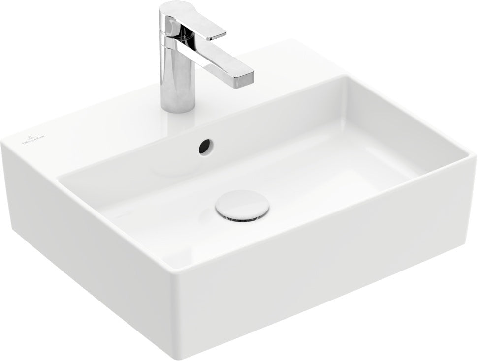Villeroy & Boch Aufsatzwaschbecken Memento 2.0 4A0750 498x420x139 mm Rechteck Weiß Alpin