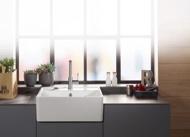 Villeroy & Boch Spülstein Einzelbecken 632062 – Rechteck Ivory CeramicPlus 595x630mm