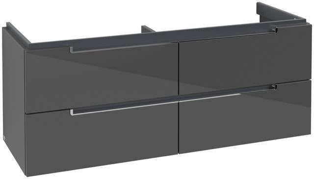 Villeroy & Boch Subway 2.0 Waschtischunterschrank 1287 mm mit 4 Auszügen in Glossy White
