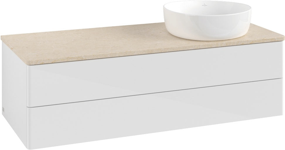 Villeroy & Boch Waschtischunterschrank Antao K23013 1200 mm Glossy White Lacquer