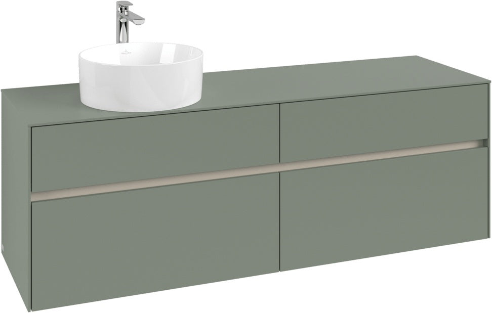 Villeroy & Boch Collaro Waschtischunterschrank 1600 mm White Oak – 4 Auszüge, SoftClosing