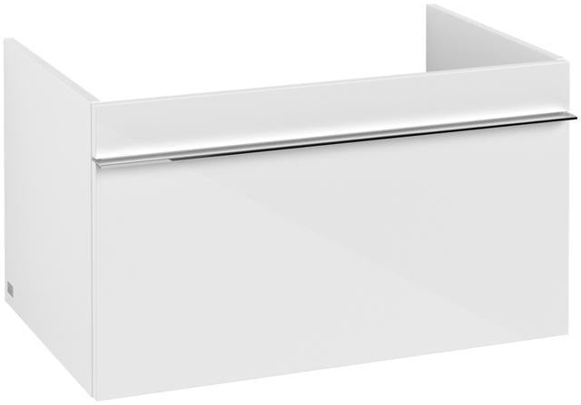 Villeroy & Boch Venticello Waschbeckenunterschrank 753 mm Glossy White mit Auszug