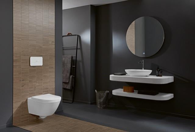 Villeroy & Boch WC-Set Universo TwistFlush 4670T9 wandhängend spülrandlos 370x560 mm Weiß Alpin