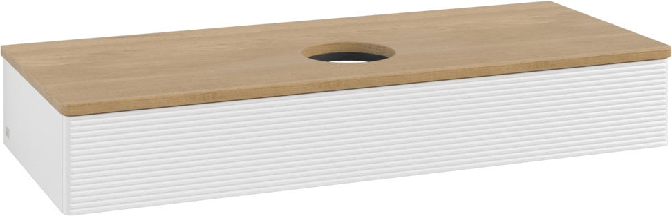 Villeroy & Boch Antao Waschtischunterschrank 1200 mm Glossy White Lacquer mit LED-Beleuchtung