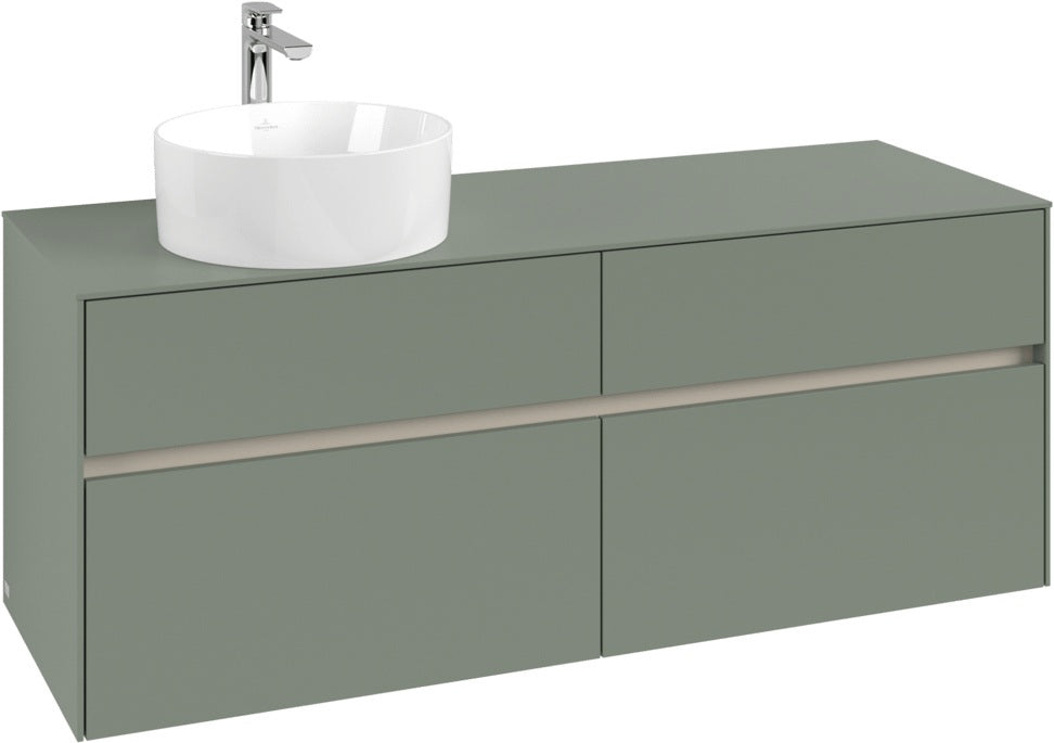 Villeroy & Boch Waschbeckenunterschrank Collaro C046 1400 mm White Oak mit 4 Auszügen