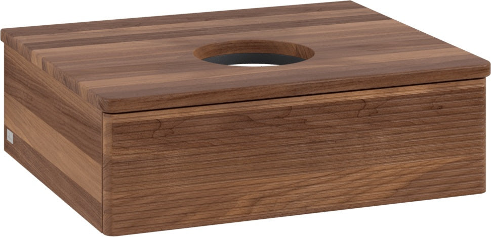 Villeroy & Boch Antao Waschbeckenunterschrank 600 mm Warm Walnut mit Auszugsbeleuchtung