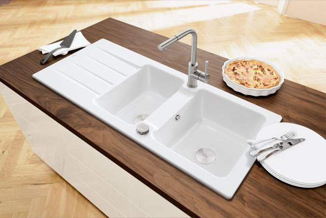 Villeroy & Boch Einbauspüle Architectura 80 338001R1 Weiß Alpin CeramicPlus 1160x510 mm