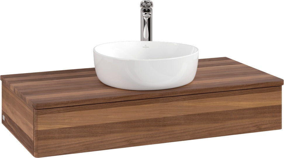 Villeroy & Boch Waschtischunterschrank Antao L09051 1000 mm Warm Walnut mit LED