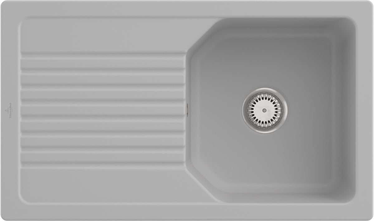 Villeroy & Boch Einbauspüle Linara 338501 860x510mm Rechteck Almond CeramicPlus