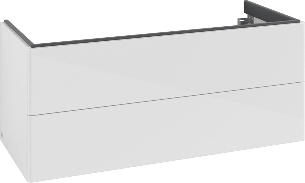 Villeroy & Boch Antao Waschtischunterschrank 1188 mm Glossy White Lacquer mit Beleuchtung