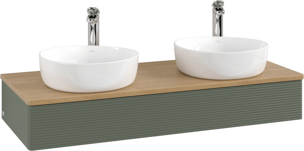Villeroy & Boch Antao Waschtischunterschrank 1200 mm Anthracite Matt mit LED-Auszugsbeleuchtung