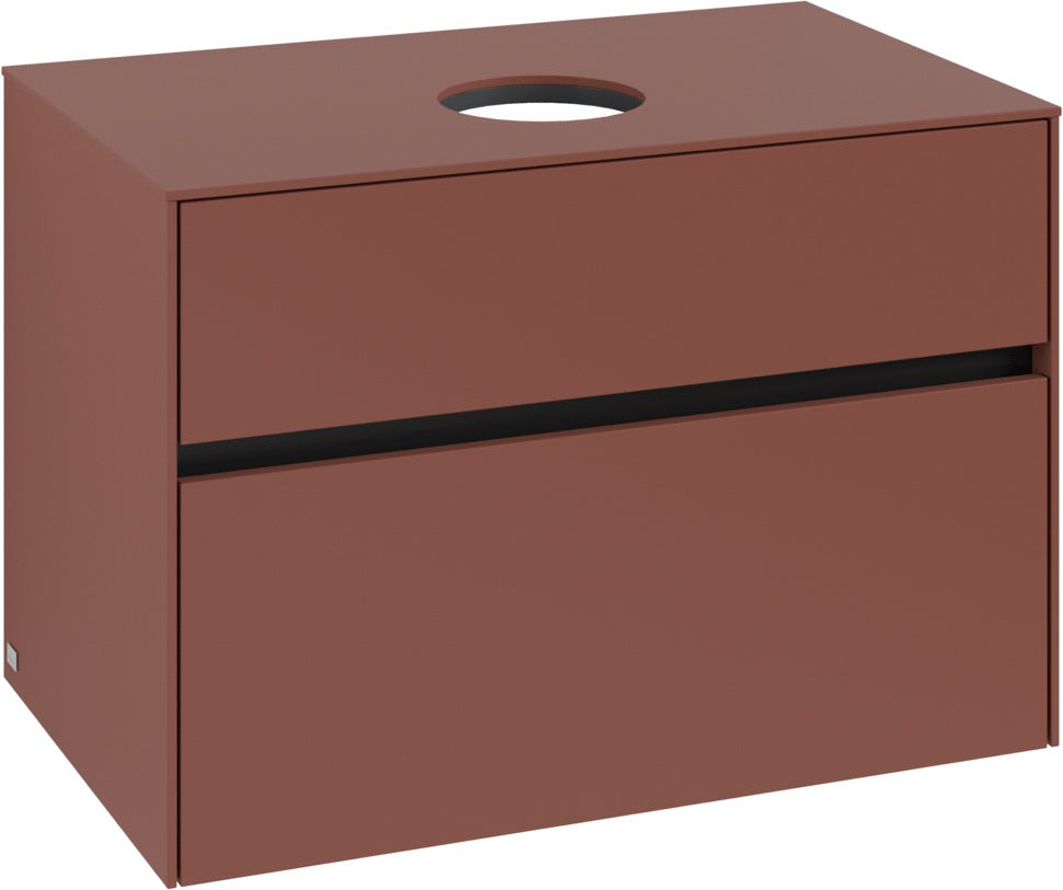 Villeroy & Boch Waschtischunterschrank Collaro C037 800 mm White Oak mit SoftClosing
