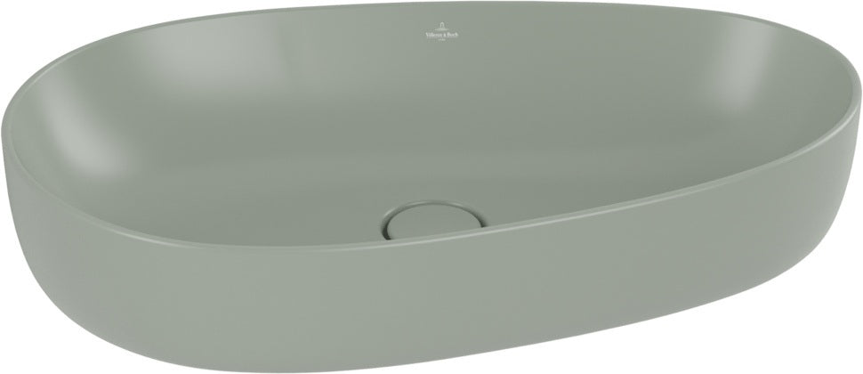 Villeroy & Boch Aufsatzwaschbecken Antao 4A7240 asymmetrisch Almond CeramicPlus 400 mm