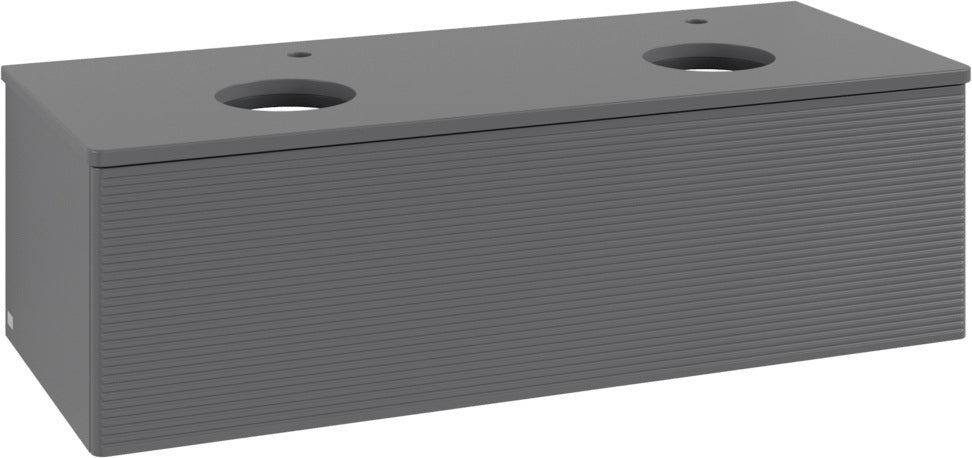 Villeroy & Boch Waschtischunterschrank Antao 1200 mm Anthracite Matt – 1 Auszug, Push-to-open