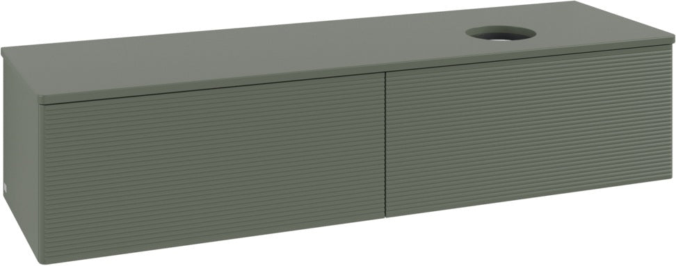 Villeroy & Boch Waschbeckenunterschrank Antao 1600 mm Anthrazit Matt Lack mit 2 Auszügen