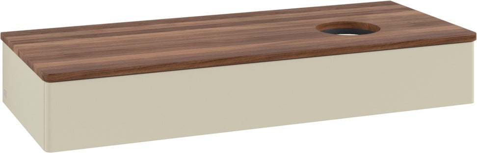 Villeroy & Boch Waschtischunterschrank Antao 1200 mm Anthrazit Matt mit LED-Auszugsbeleuchtung