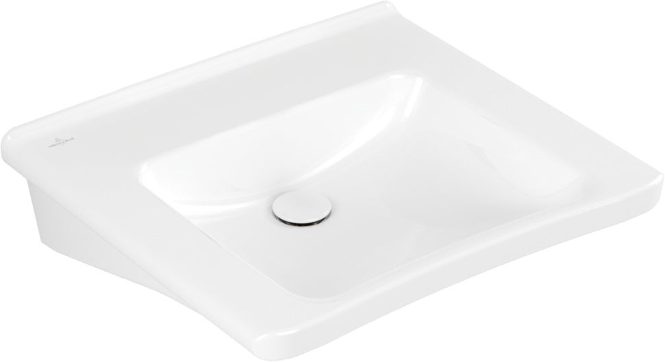 Villeroy & Boch ViCare Wandwaschbecken 4A8061 600x550 mm Rechteck Weiß Alpin CeramicPlus