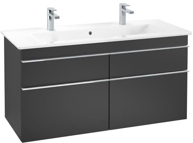 Villeroy & Boch VENTICELLO Waschtischunterschrank 1153 mm Santana Oak mit 4 Auszügen und Glasabtrennungen