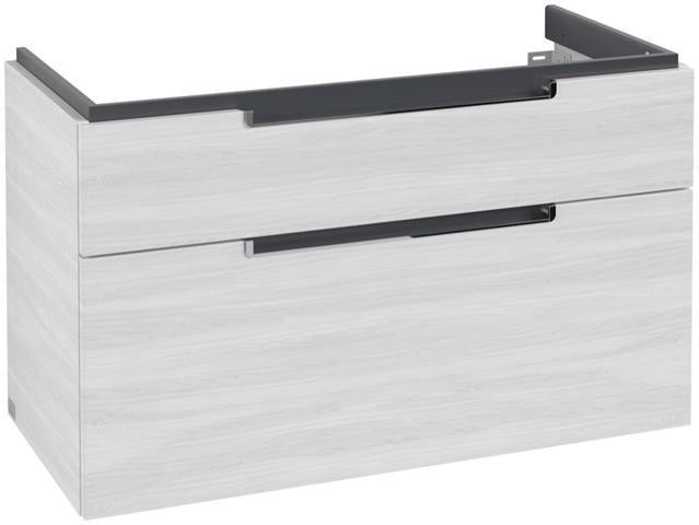Villeroy & Boch Waschtischunterschrank Subway 2.0 in Santana Oak – 987 mm, wandhängend, 2 Auszüge