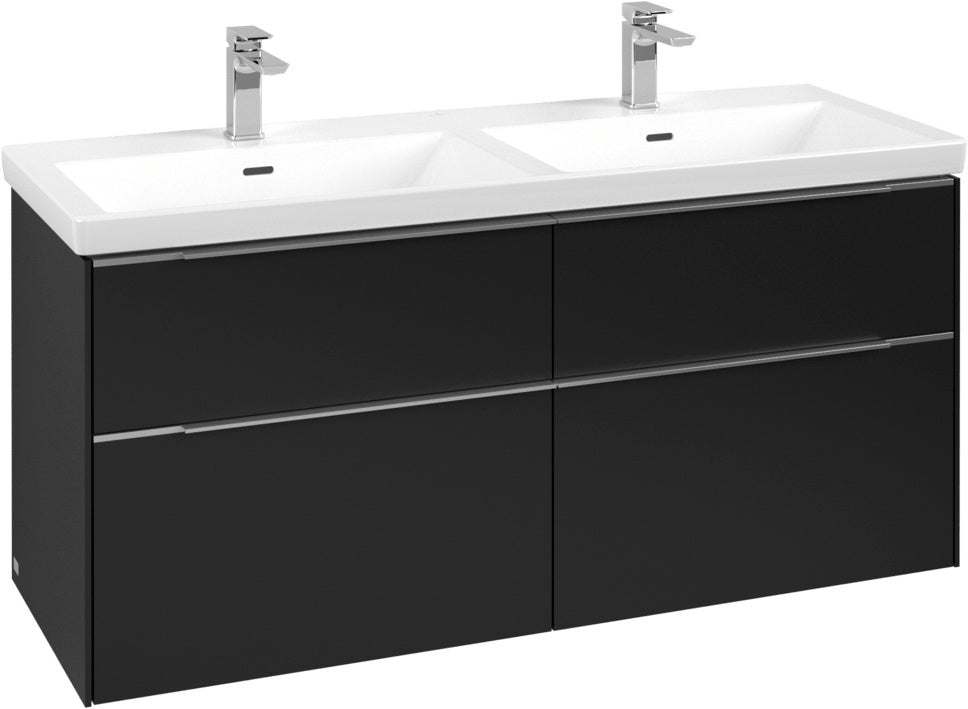 Villeroy & Boch Subway 3.0 Waschtischunterschrank 1272 mm Brilliant White mit 4 Auszügen