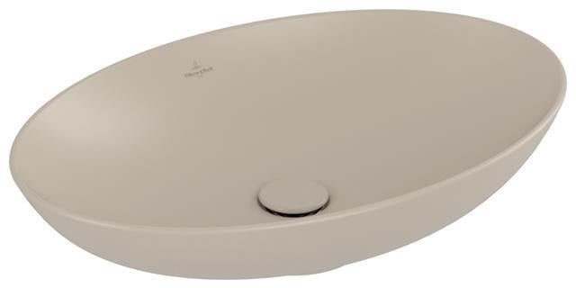 Villeroy & Boch Loop & Friends Aufsatzwaschbecken 620x420mm Stone White CeramicPlus