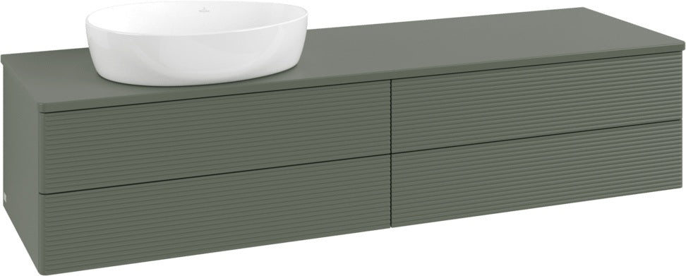 Villeroy & Boch Waschtischunterschrank Antao L26110 1600 mm Anthrazit Matt mit LED
