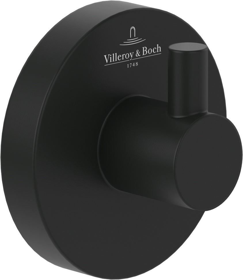 Villeroy & Boch Handtuchhaken Elements - Tender TVA1 51011000, 54x32x54 mm, Rund, Chrom
