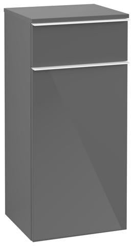 Villeroy & Boch VENTICELLO Seitenschrank Eiche matt 404 mm – wandhängend, Soft-Close, Anschlag rechts