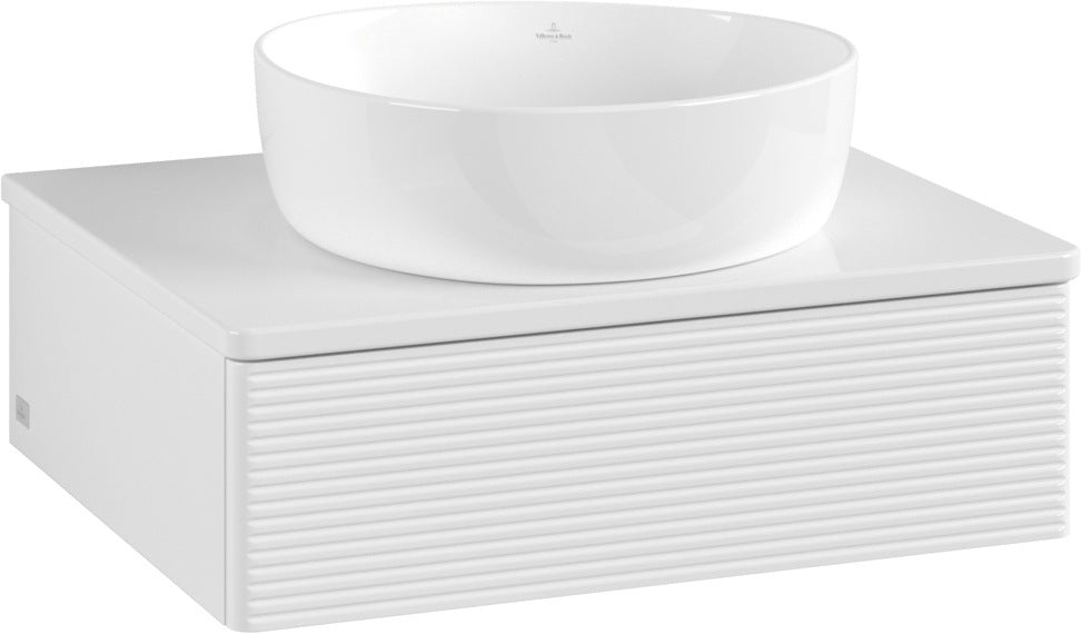 Villeroy & Boch Waschbeckenunterschrank Antao 600 mm Glossy White Lacquer mit Auszug