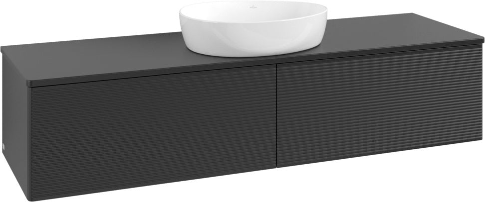 Villeroy & Boch Waschbeckenunterschrank Antao K36110 1600 mm Anthracite Matt Lacquer