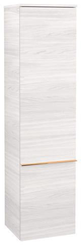 Villeroy & Boch VENTICELLO Hochschrank Eiche 404 mm – wandhängend, Soft-Close