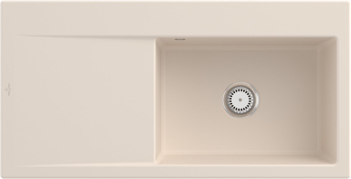 Villeroy & Boch Einbauspüle Subway Style 60 Weiß Alpin CeramicPlus 1000 mm