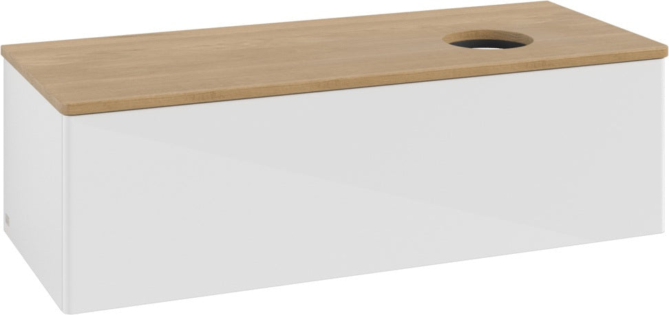 Villeroy & Boch Waschtischunterschrank Antao K34011 1200 mm Glossy White Lacquer
