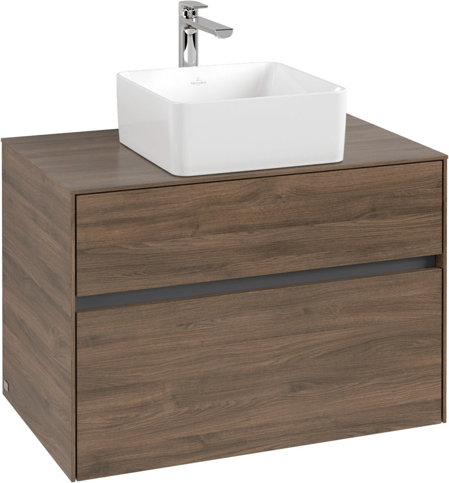 Villeroy & Boch Waschtischunterschrank Collaro C037 Arizona Oak 800 mm mit SoftClosing