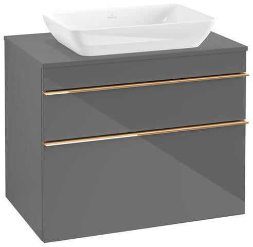 Villeroy & Boch Venticello Waschtischunterschrank 757 mm Glossy White mit 2 Auszügen