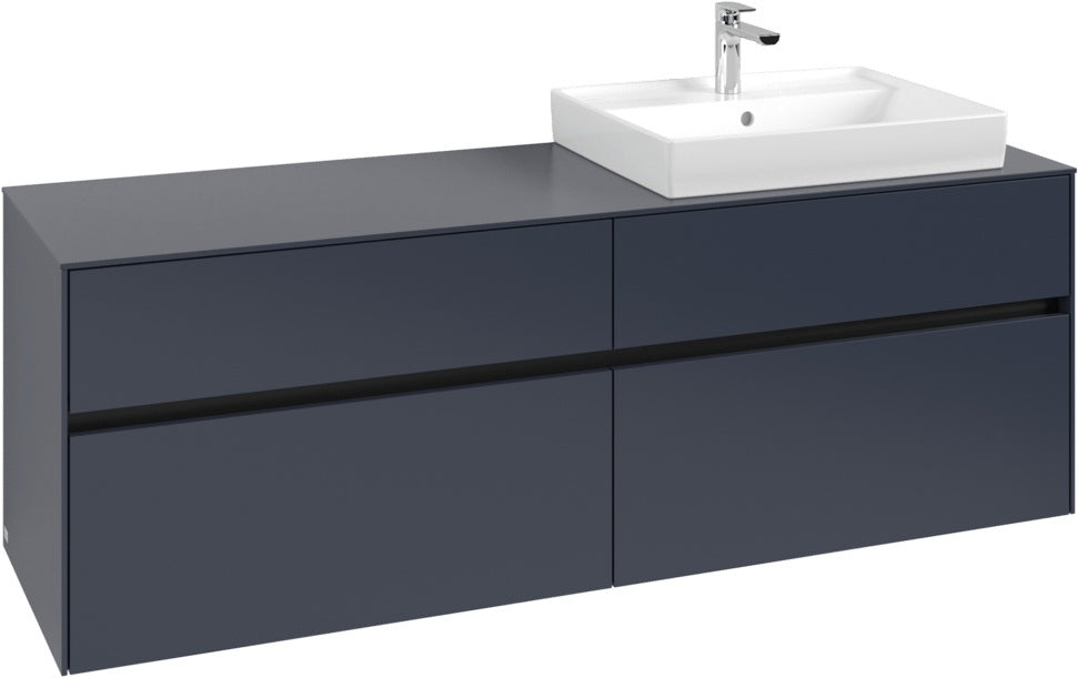 Villeroy & Boch Waschtischunterschrank Collaro C023B0 1600 mm White Oak mit Beleuchtung und SoftClosing