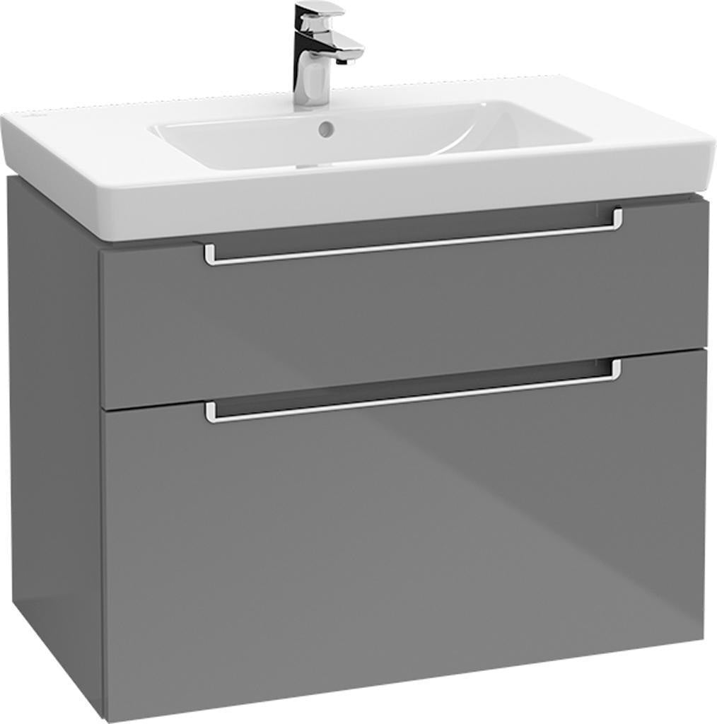 Villeroy & Boch Waschtischunterschrank Subway 2.0 in Santana Oak – 987 mm, wandhängend, 2 Auszüge