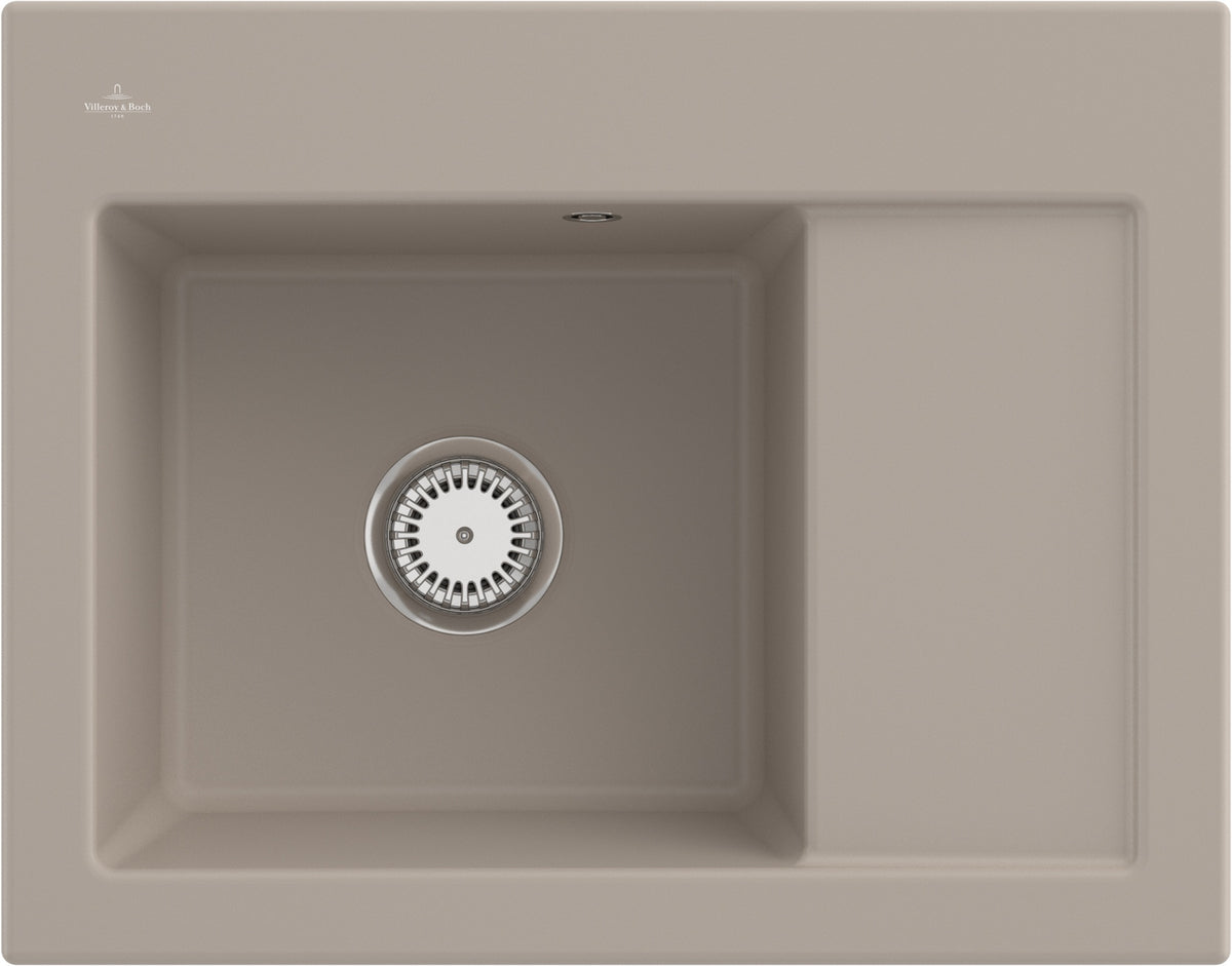 Villeroy & Boch Einbauspüle Subway 45 Compact 650x510mm Weiß Alpin CeramicPlus