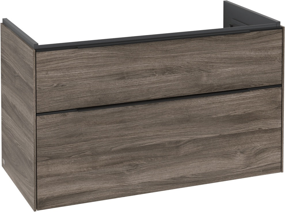 Villeroy & Boch Subway 3.0 Waschtischunterschrank C570L0 Brilliant White mit LED-Beleuchtung und SoftClosing