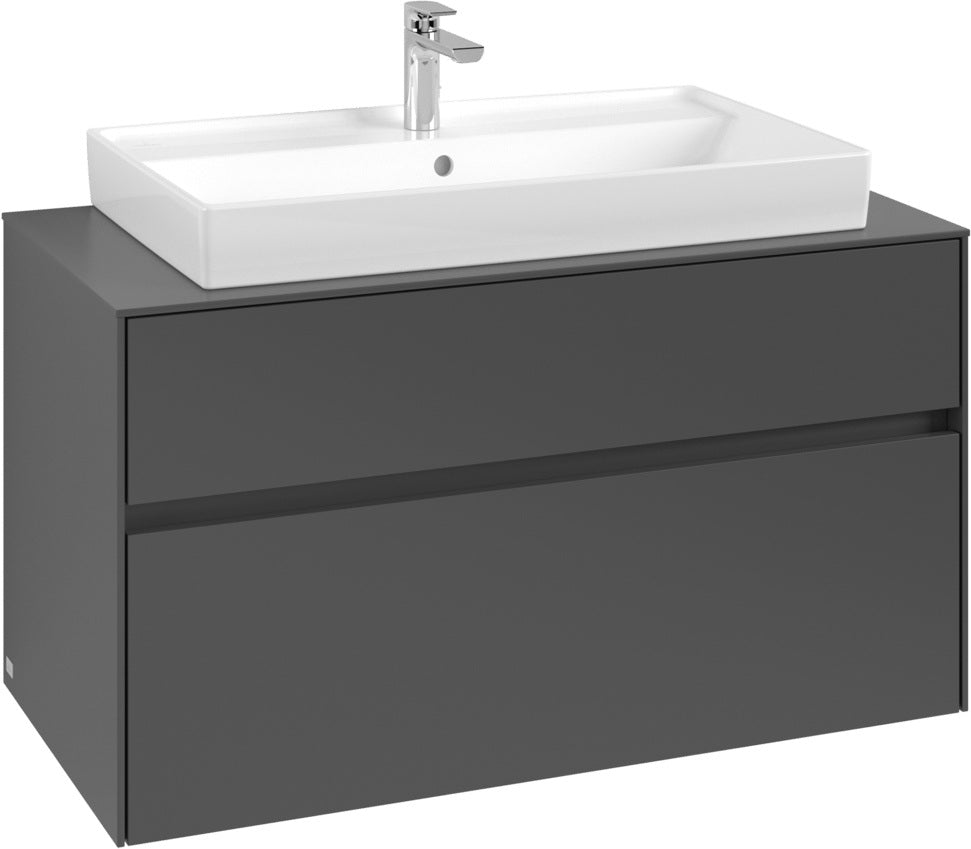 Villeroy & Boch Waschtischunterschrank Collaro C020 B0 1000 mm White Oak mit Beleuchtung