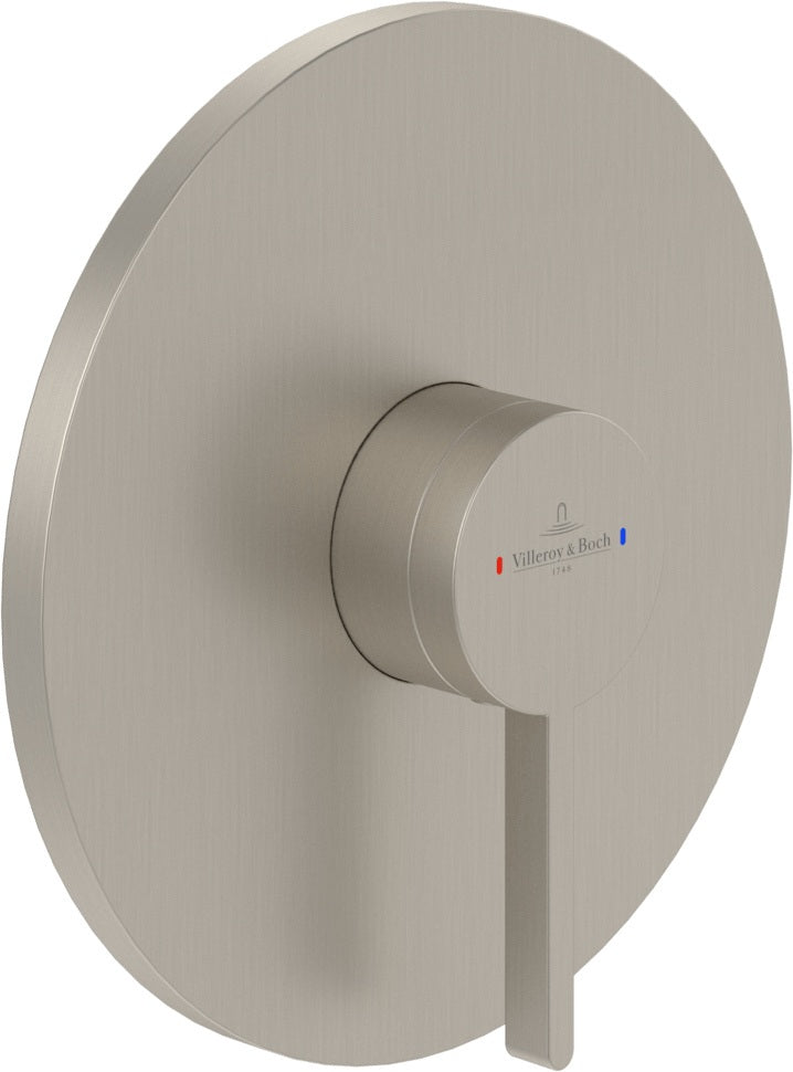 Villeroy & Boch Dawn Einhand-Brausebatterie – Unterputz-Armatur, rund, Chrom, Messing
