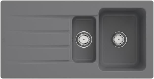 Villeroy & Boch Einbauspüle Architectura 60 XR 1000x510mm Ebony CeramicPlus