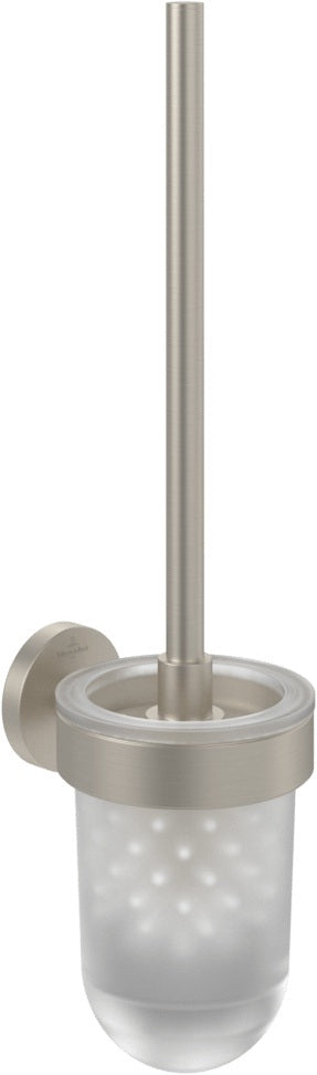 Villeroy & Boch Toilettenbürstengarnitur Elements - Tender, Wandmontage, Chrom, 94 x 118 x 353 mm