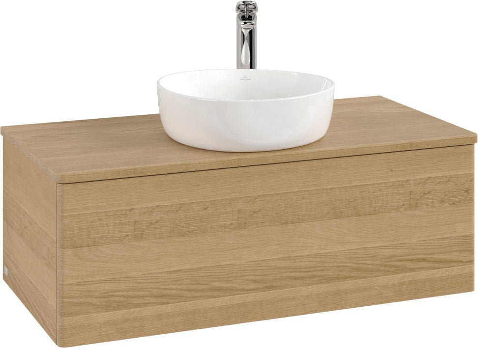 Villeroy & Boch Waschtischunterschrank Antao L31050 1000 mm Anthrazit Matt Lack mit LED-Beleuchtung